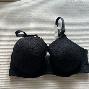 Elegant Black Lace Bra